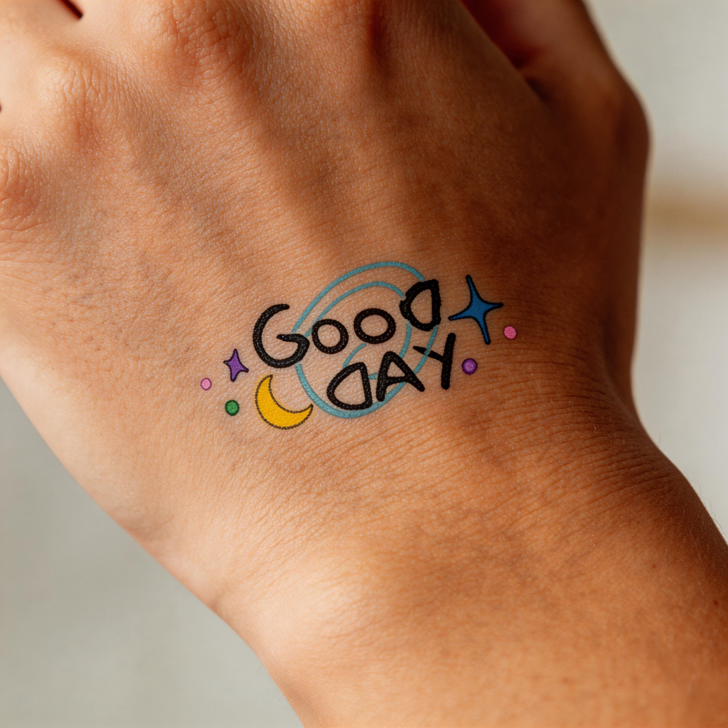 Daily Mood Temporary Tattoos (2pcs/set)